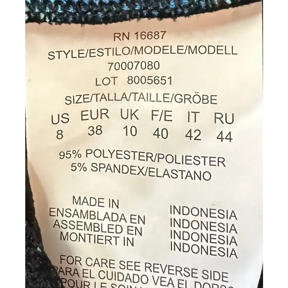 2/$30 NWT Swim Solutions Triple Tier Halter Tankini Swim Top Floral Size 8
